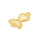 Enameled Zamak Connector Mermaid Tail 16x13mm