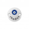 999° Argent antique plaqué/ 5 µm/ Cobalt/ Blanc/ Noir