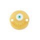 Conector Redondo de Zamak Esmaltado «Santorini» con ojo Turco 14 mm