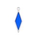 Pendentif en Zamak Émaillé. Cadre Losange 12 x 32 mm