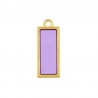 Oro 24K/Violeta Transparente