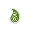 Argent 999° plaqué antique / 5 µm / Olive