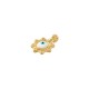 Charm Fleur en Zamak émaillé avec Œil Maléfique 10 mm