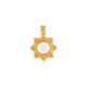 Charm Fleur en Zamak émaillé 10 mm