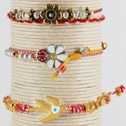 Z/A SWALLOW 20*14MM+EN.24K GOLD+EYE WHITE/HOWLITE/BLACK