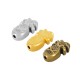 Perla in Zama Smaltata a Forma di Ananas 4X10 mm Ø1.6 mm