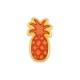 Curseur en Zamak Émaillé Ananas 4 x 10 mm Ø 1.6 mm