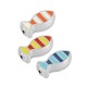 Perle en Zamak Émaillé en Forme de Poisson 13 x 6 mm Ø 1.6 mm