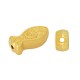 Perla in Zama Smaltata a Forma di Pesce 13X6 mm Ø1.6 mm