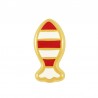 Placcato in oro 24 carati / 0,12 µm / Rosso / Bianco