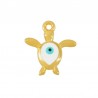 24K Gold Plated/ 0.12µm/ White/ Howlite Turquoise/ Black