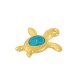 Enameled Zamak Charm Turtle 17x16mm
