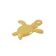 Enameled Zamak Charm Turtle 17x16mm