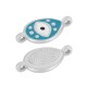 Connettore a Goccia in Zama Smaltata con Occhio Malvagio 12X15 mm