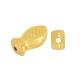 Perla in Zama Smaltata a Forma di Pesce 13X7 mm Ø1.6 mm