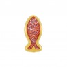 24K Gold Plated/ 0.12µm/ Glitter Vermilion