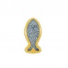 Placcato in oro 24 carati / 0,12 µm / Argento perla