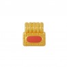 Placcato in oro 24K / 0,12 µm / Corallo