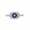 999° Argent antique plaqué/ 5 µm/ Cobalt/ Blanc/ Noir