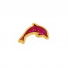 24K Gold Plated/ 0.12µm/ Glitter Vermilion AB