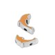 Perla in Zama Smaltata a Forma di Delfino 9X16 mm Ø1.5 mm