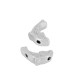 Perla in Zama Smaltata a Forma di Delfino 9X16 mm Ø1.5 mm