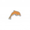 999° Silver Antique Plated/ 5µm/ Pearl Orange