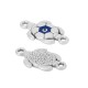 Connecteur en Zamak Émaillé Tortue avec œil Maléfique 11 x 13 mm