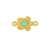 Placcato in oro 24K / 0,12 µm / Howlite turchese / Bianco / Nero