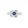999° Silver Antique Plated/ 5µm/ Cobalt/ White/ Black