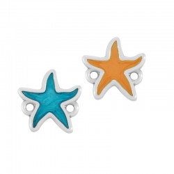 Conector de Metal Zamak Estrella de Mar con Esmalte 13mm
