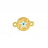 24K Gold Plated/ 0.12µm/ White/ Howlite Turquoise/ Black