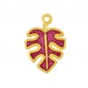 Placcato oro 24K / 0,12 µm / Vermiglio glitterato