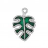 Plaqué argent antique 999°/ 5 µm/ Vert transparent