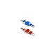 Enameled Zamak Connector Oval 12x7mm