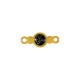 Enameled Zamak Connector Round 13x7mm