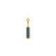Enameled Zamak Pendant 6x25mm