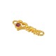 Connecteur en Zamak Émaillé « Mama » avec cœur 16 x 7 mm