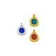 Charm en Zamak Émaillé en Forme de Goutte 11 mm