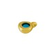 Enameled Zamak Charm Teardrop 11mm