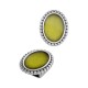 Enameled Zamak Slider Oval 18x15mm Ø10.2x2.2mm