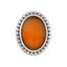 Plaqué argent antique 999° / 5 µm / Orange transparent