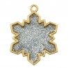 24K Gold Plated/ 0.12µm/ Glitter Grey