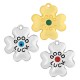 Colgante Metal Zamak Cuatrifolio "GOOD LUCK" Esmaltado 26mm