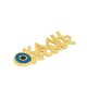 Colgante de Metal Zamak con Ojo y Esmalte 45x16mm