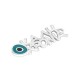 Pendente in Metallo Zama Occhio con Smalto 45x16mm