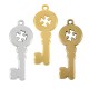 Pendentif clé en Zamak Émaillé 17 x 39 mm