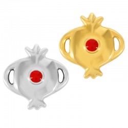 Conector de Metal Zamak Granada con Esmalte 19mm