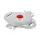 Conector de Metal Zamak Granada con Esmalte 19mm