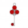 Plaqué argent antique 999° / 5 µm / Rouge